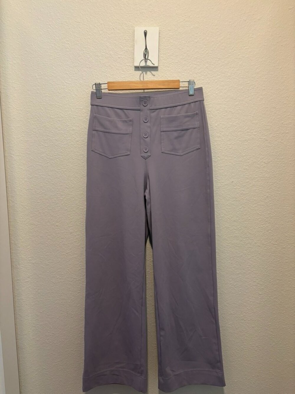 Halara Purple Button Pants